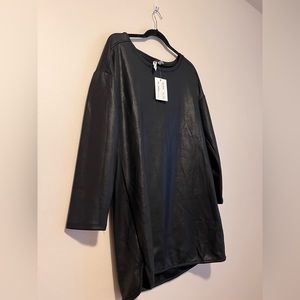 NWT Cable & Gauge Black Metallic Mini Dress